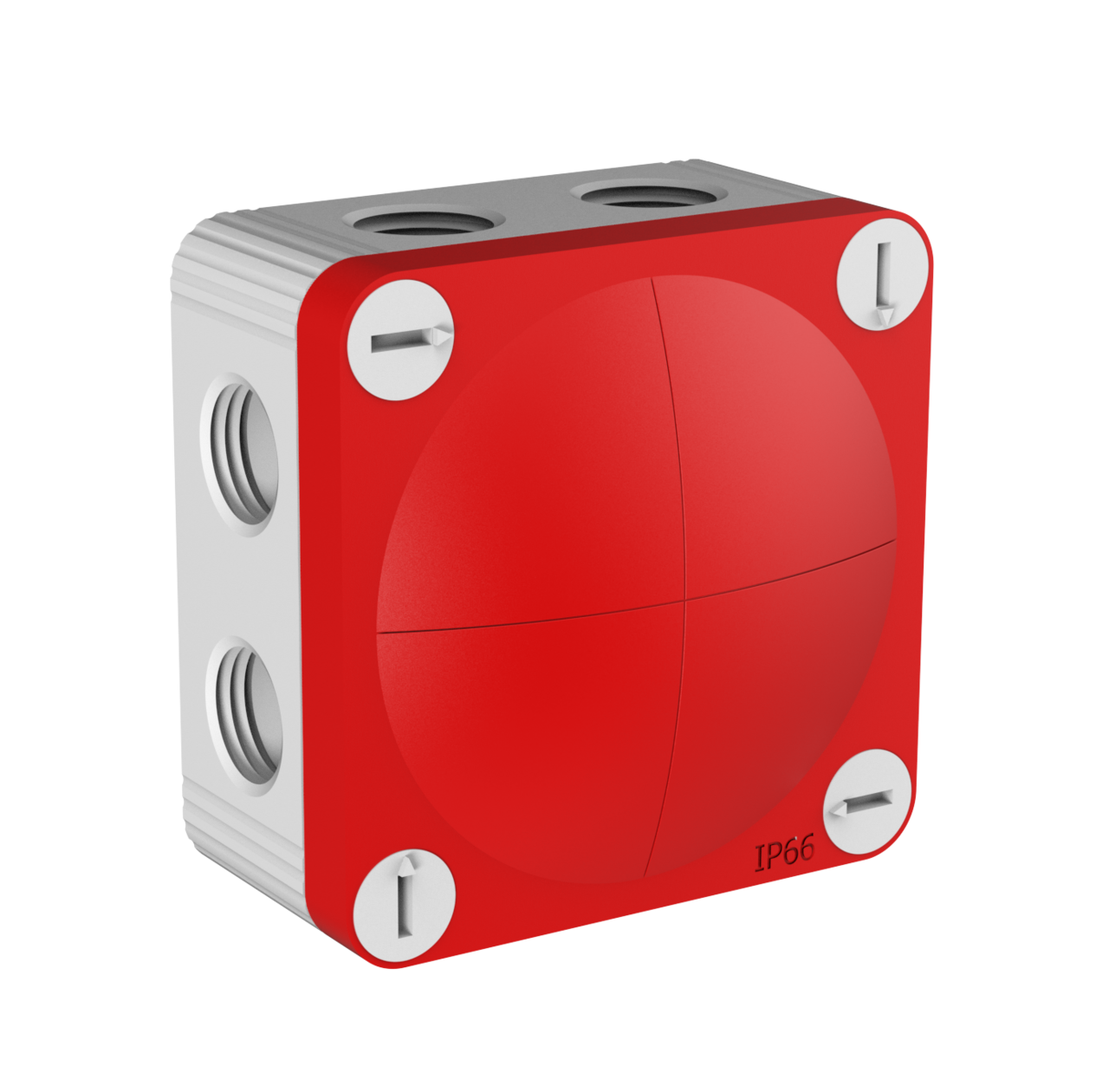 Kopplingsbox 10 POL Röd