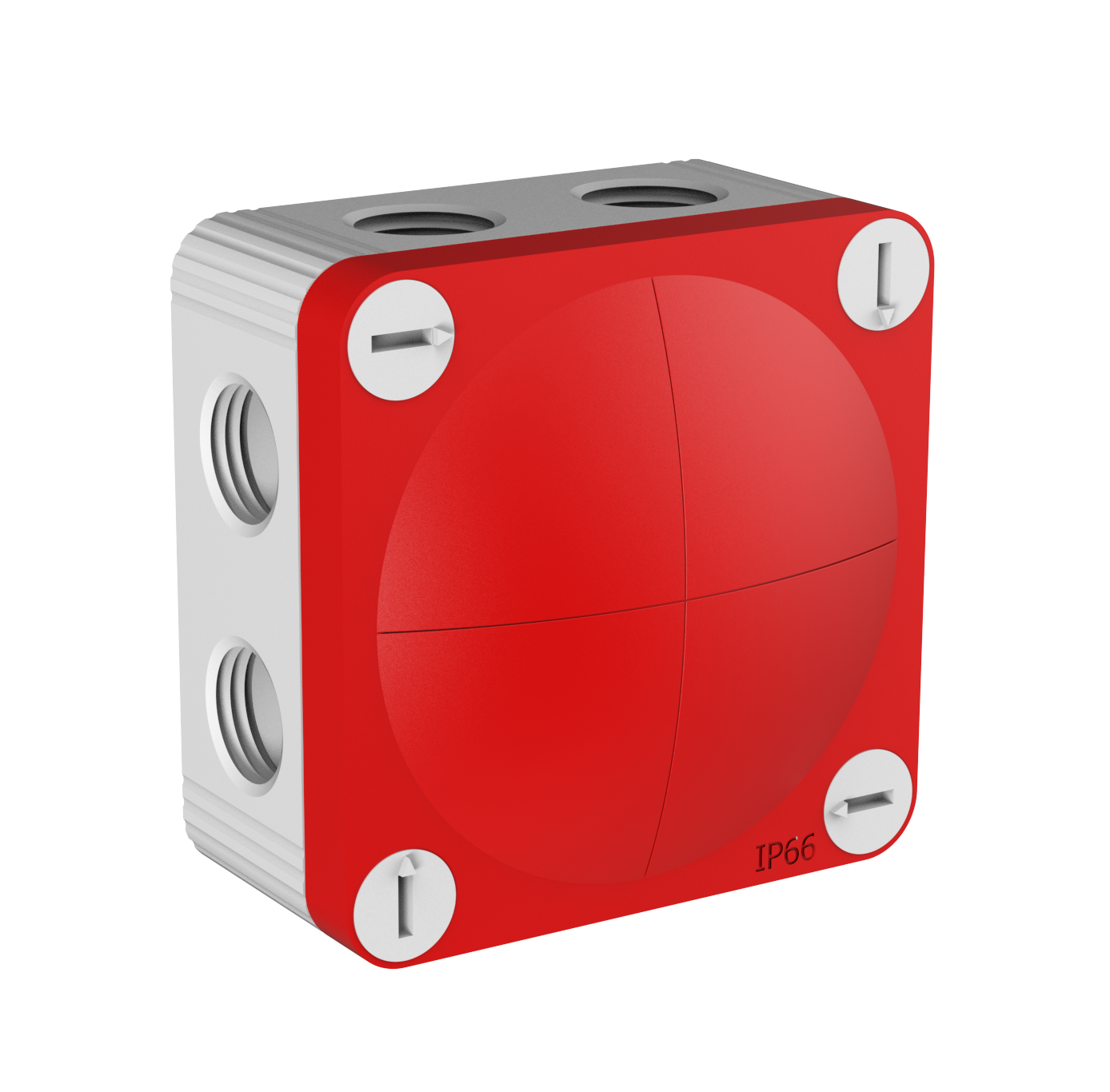 Kopplingsbox 10 POL Röd