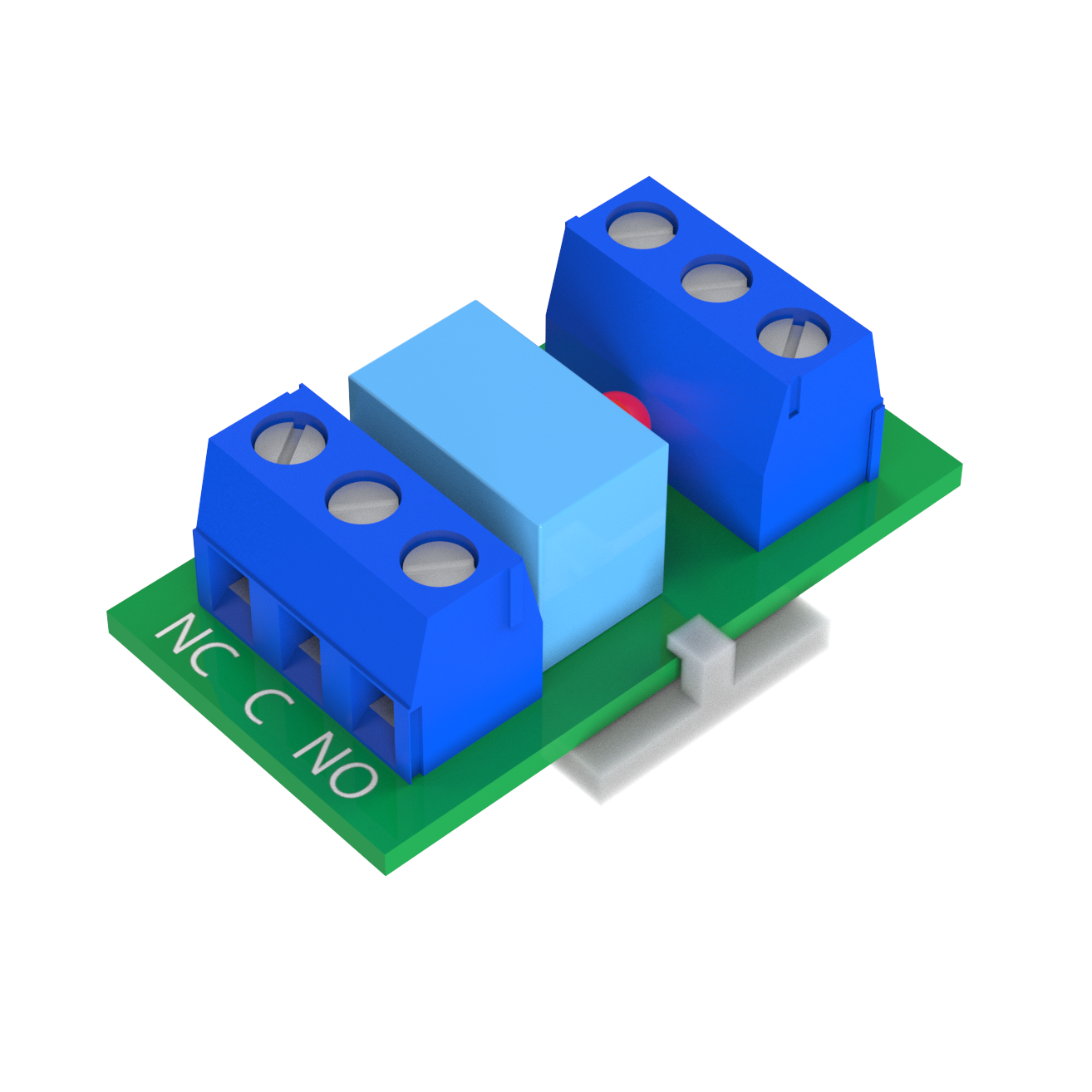 Reläkort 1X Växlande  2 TERM