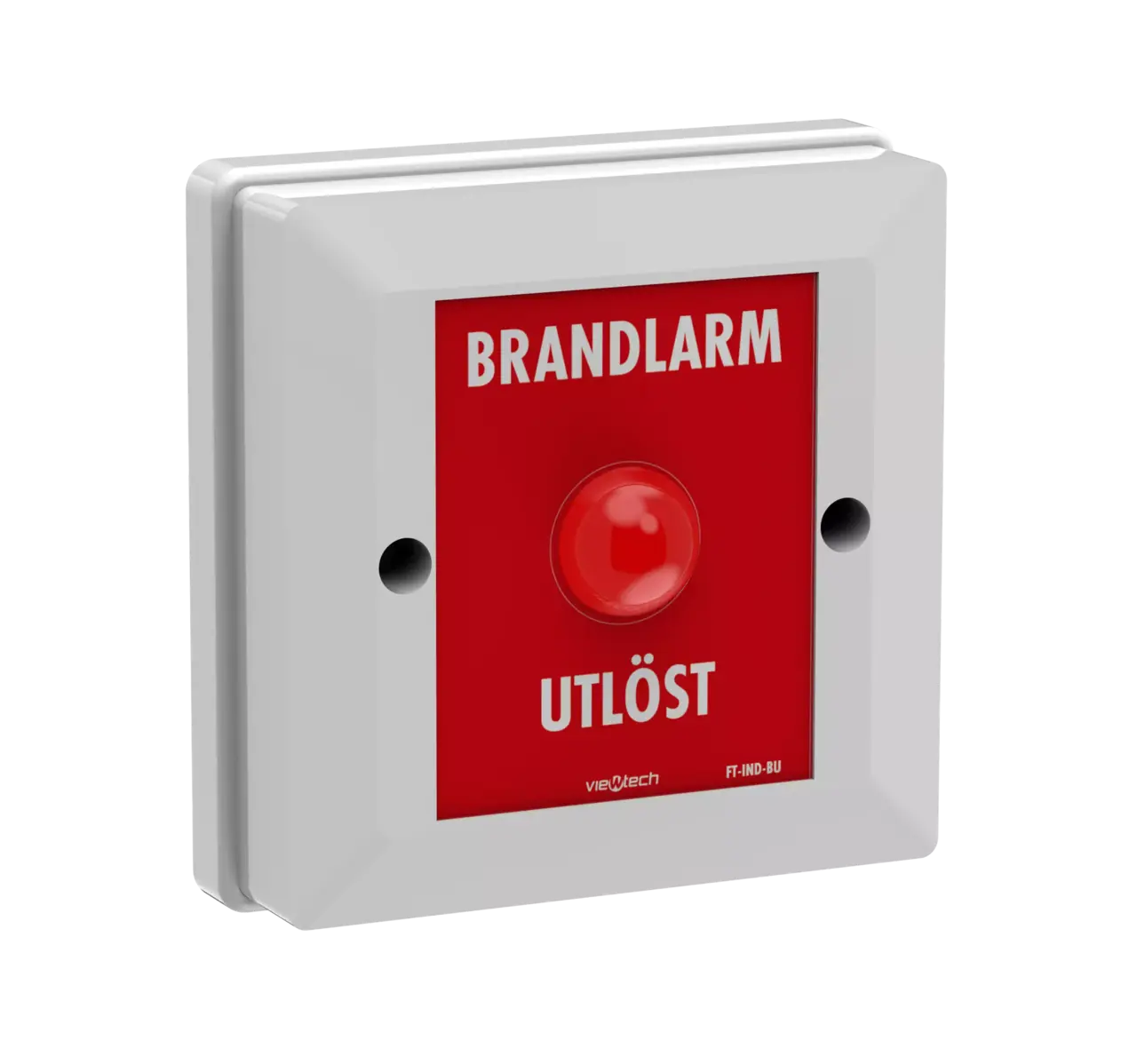 Indikeringslampa Röd - Brandlarm Utlöst