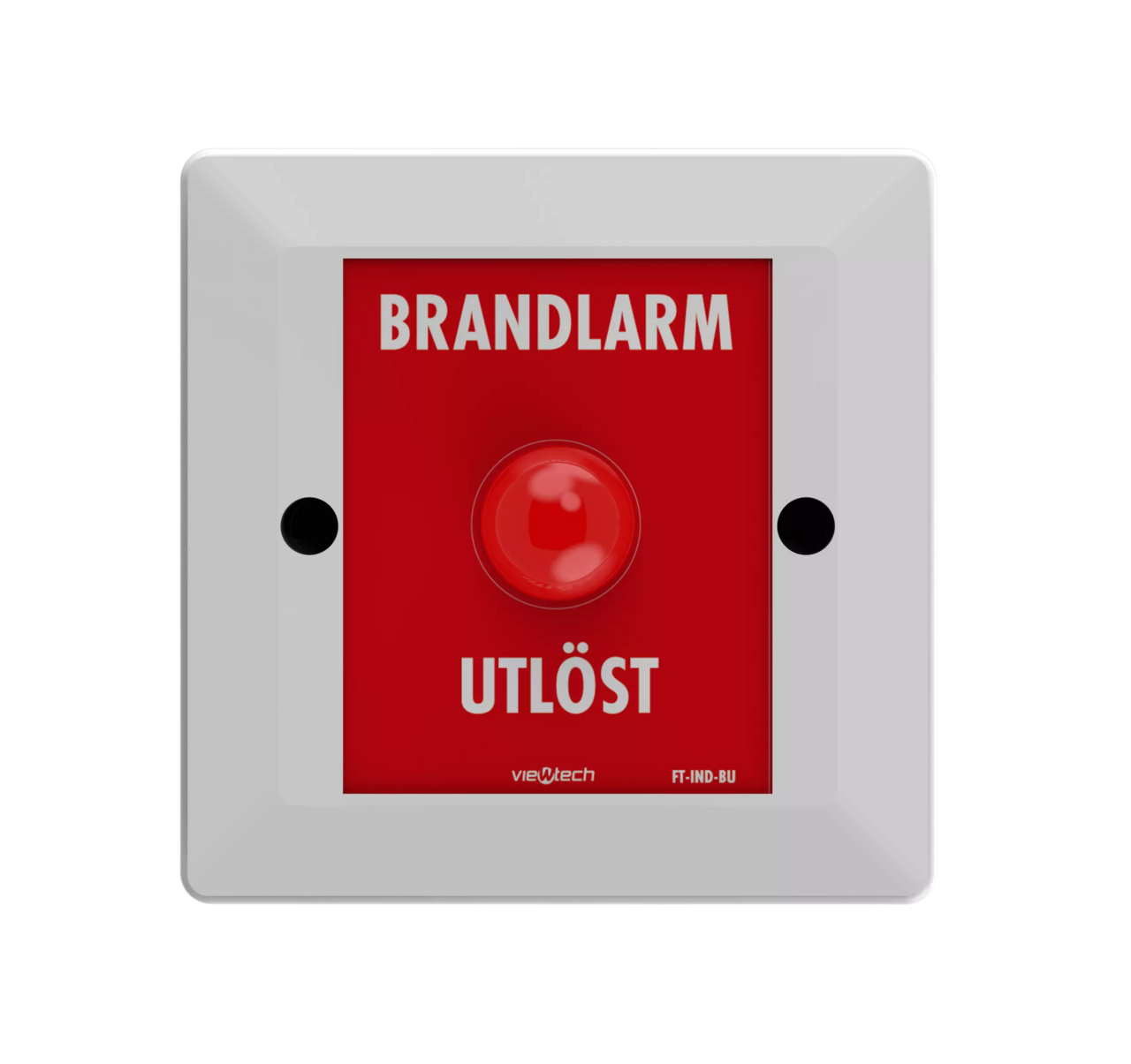 Indikeringslampa Röd - Brandlarm Utlöst