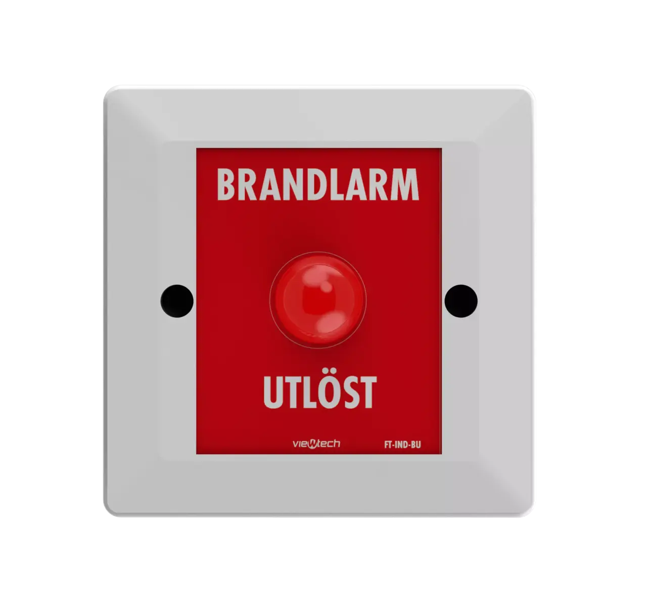 Indikeringslampa Röd - Brandlarm Utlöst