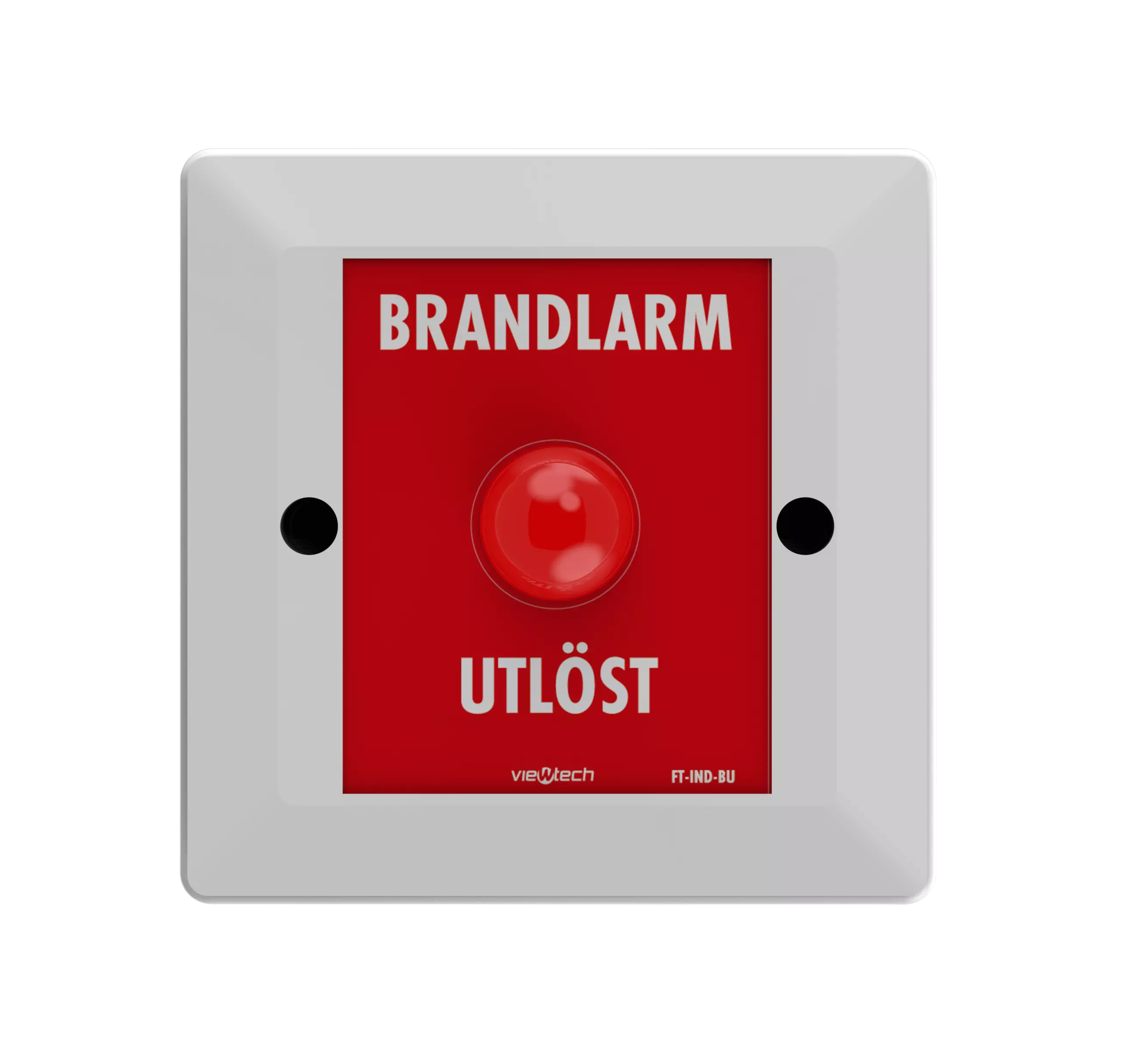 Indikeringslampa Röd - Brandlarm Utlöst