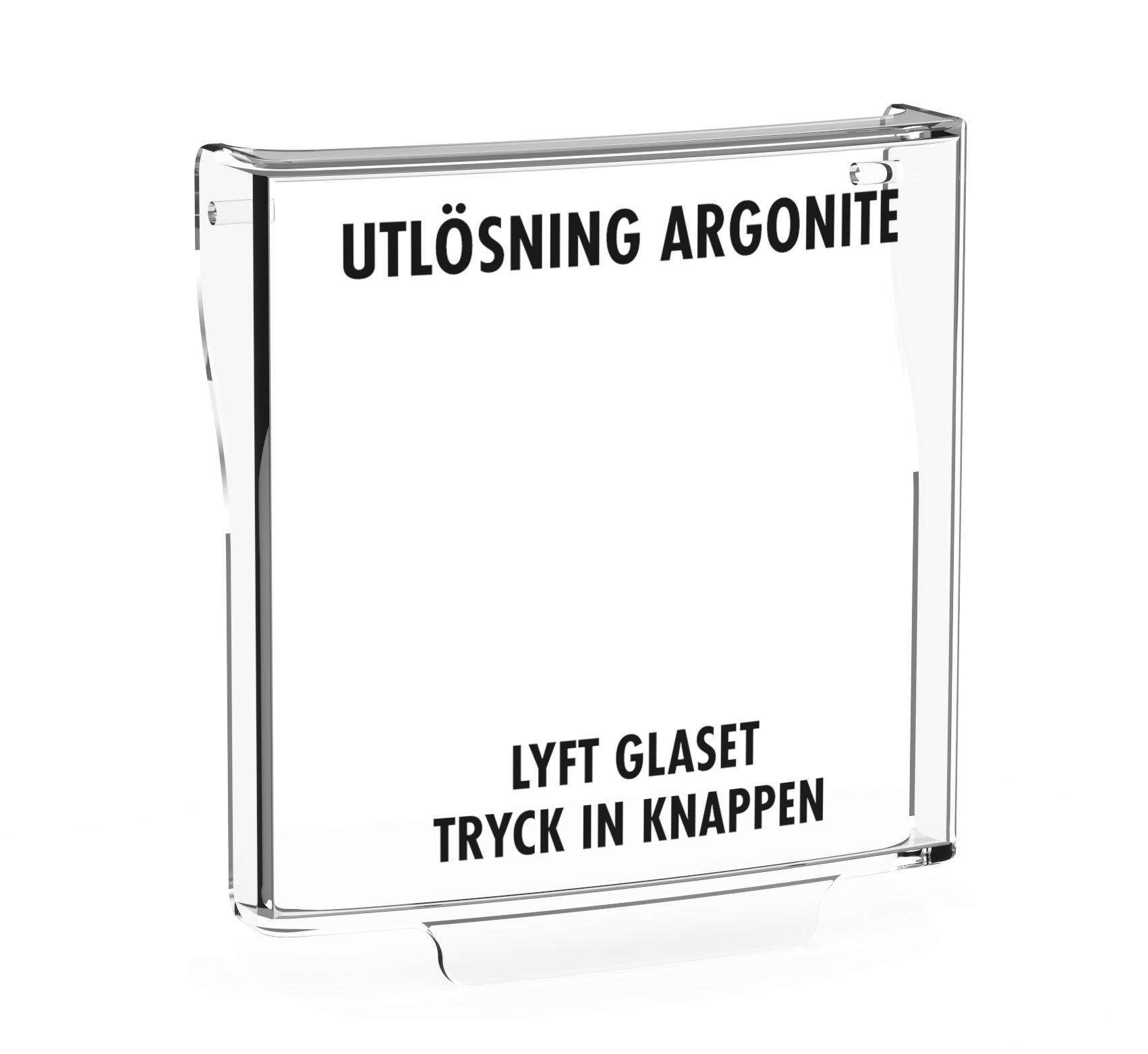 Glaslucka till larmknapp LK-5