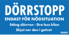 Dekal 138 x 90 Dörrstopp Anvisning