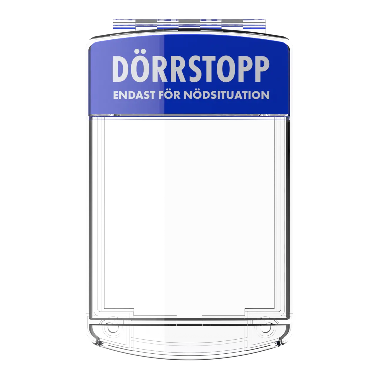 Skyddshuv för Dörrstopp Blå