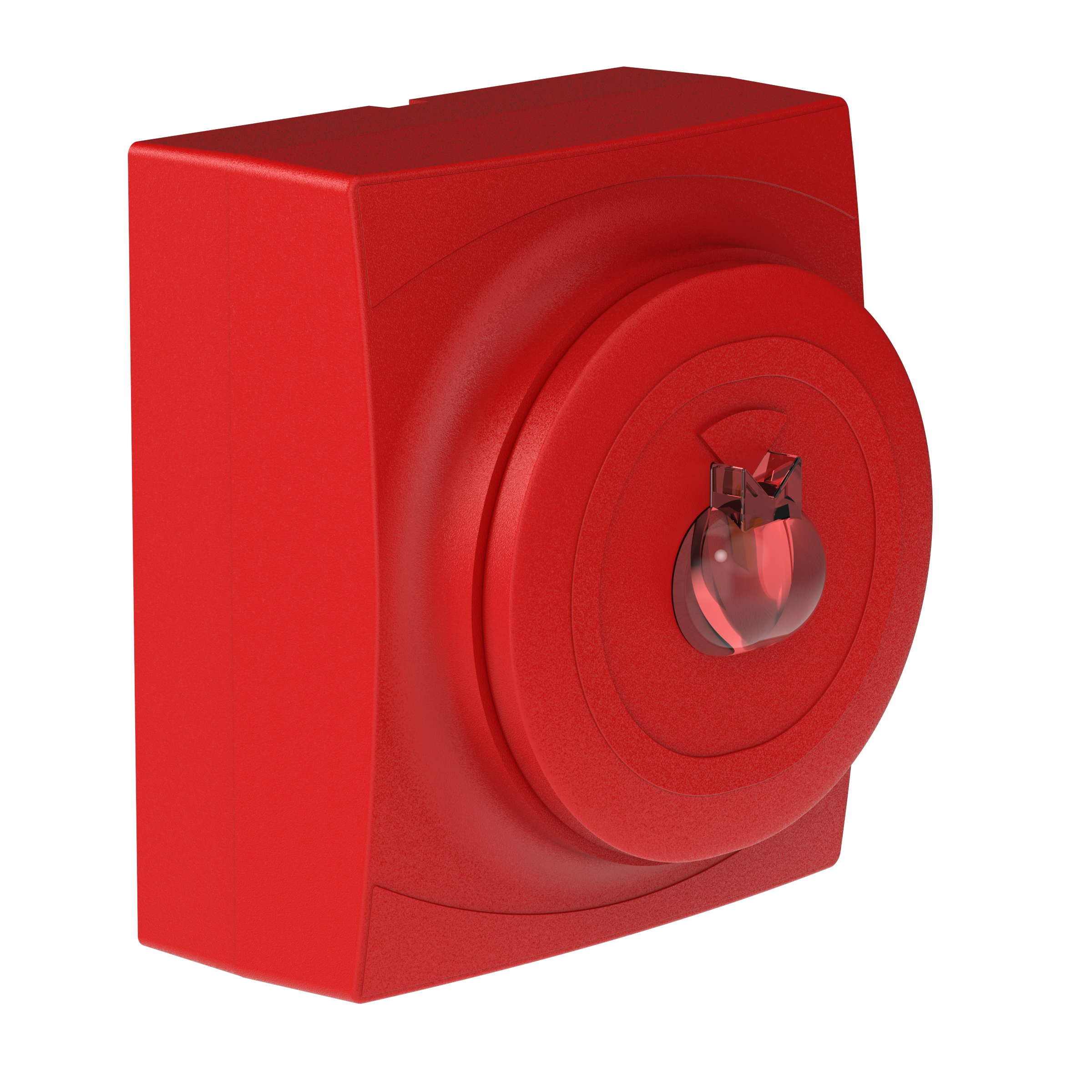 Blixtljus Röd Blixt Vägg EN54-23