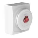 Blixtljus Röd Blixt vägg EN54-23