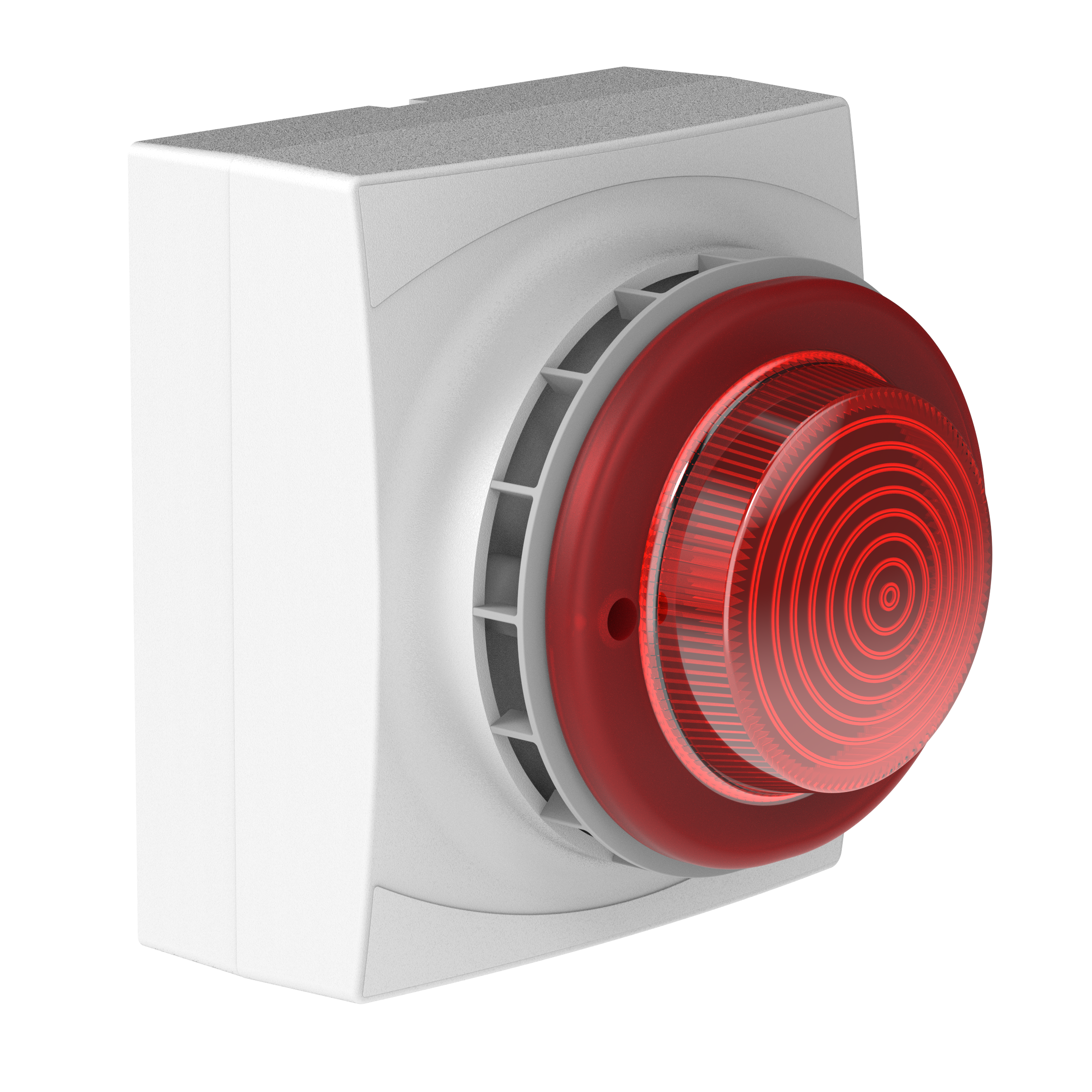 Siren/Blixt Identifire Pro Röd