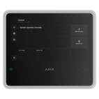 Ajax Brandlarmcentral EN54 Fire Hub Jeweller Vit