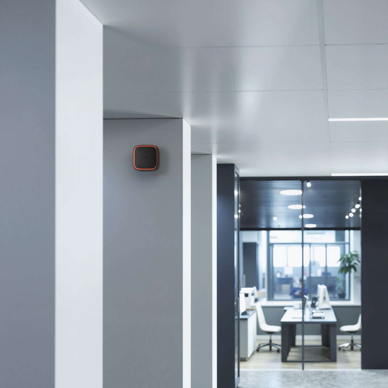 Ajax LED-blixt EN54 trådlös svart (VAD)