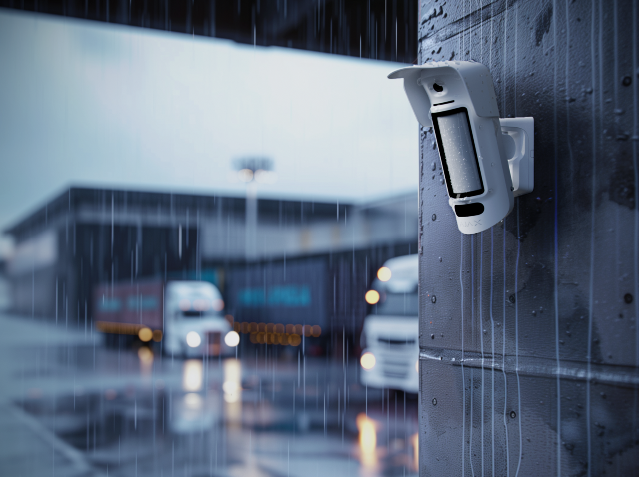 Ajax Kameradetektor IR/MW utomhus 2-4m PhOD trådlös vit