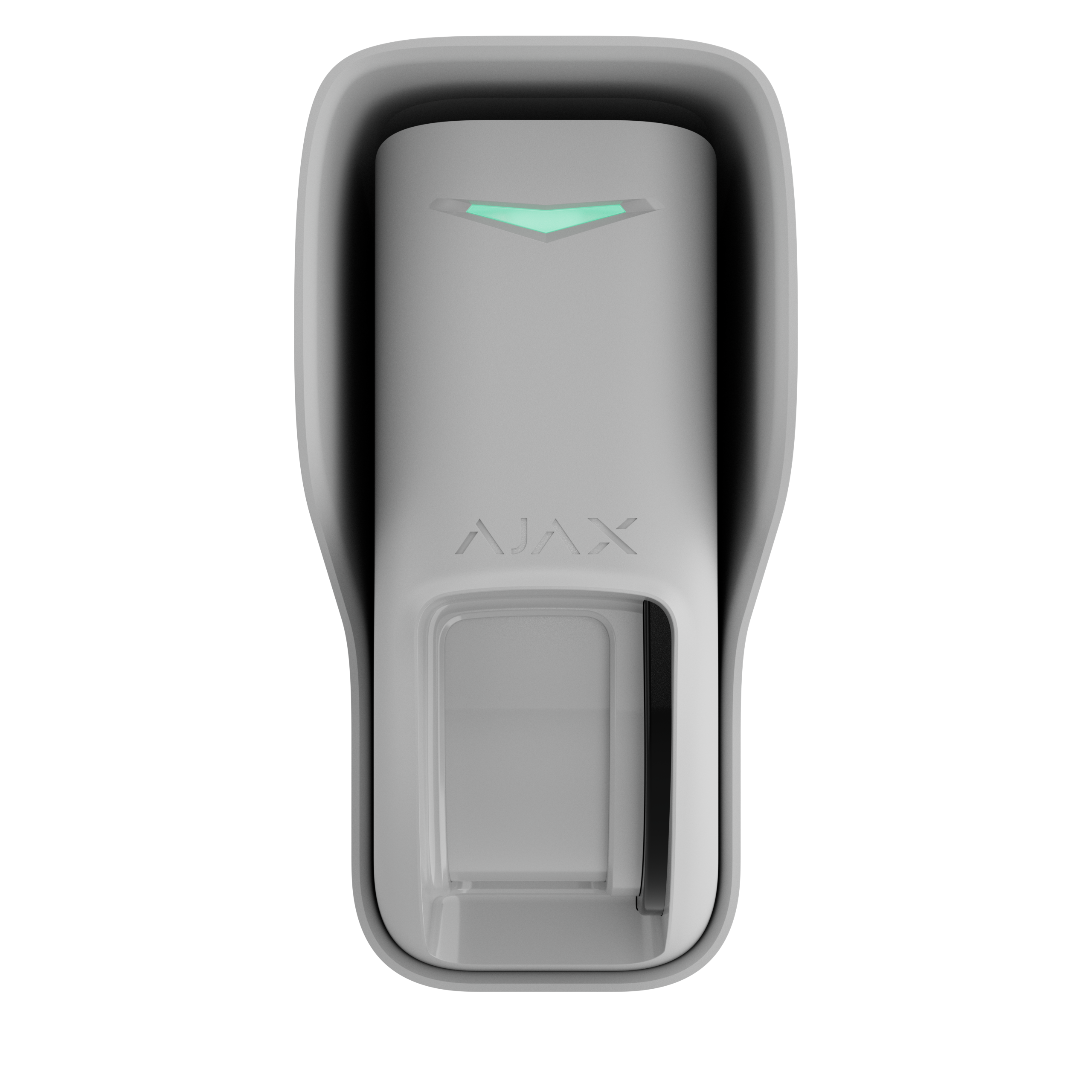 Ridådetektor utomhus 8 eller 12m trådlös vit