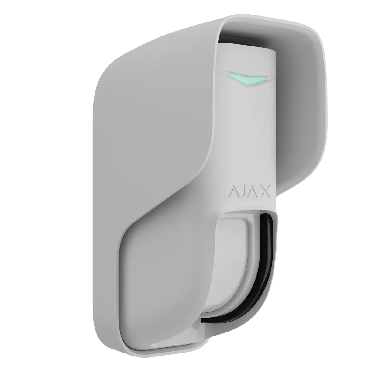 Ridådetektor utomhus 8 eller 12m trådlös vit