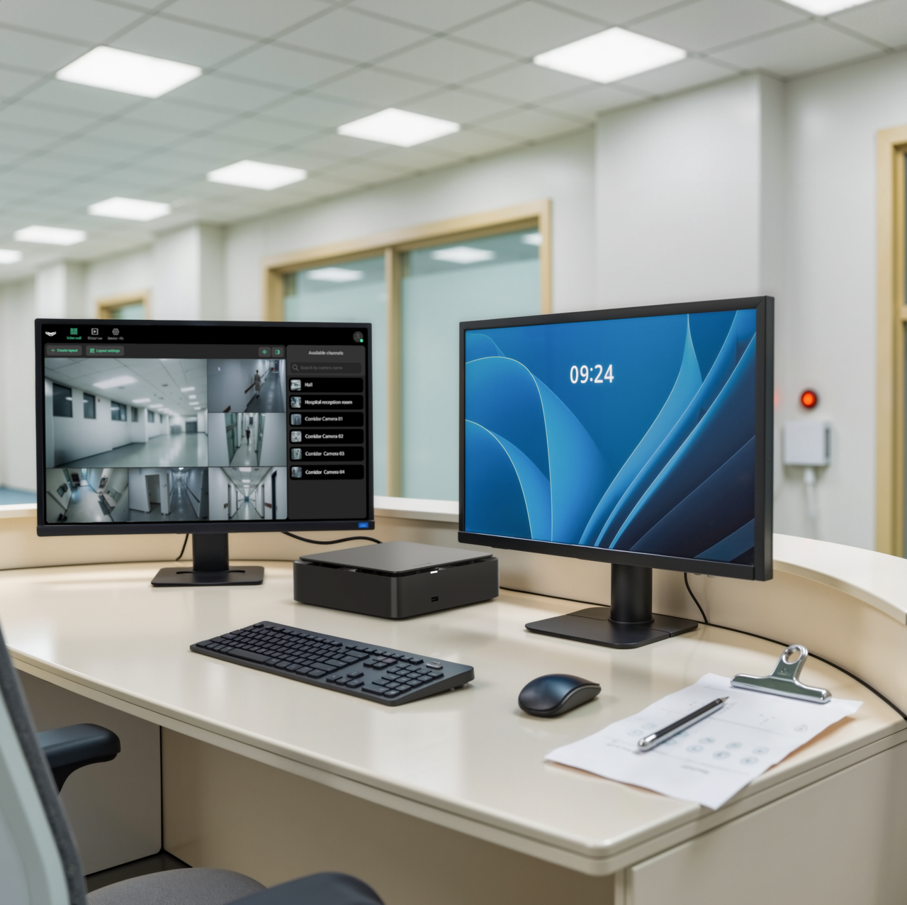 Ajax NVR 16-kanaler HDMI 2 x USB svart