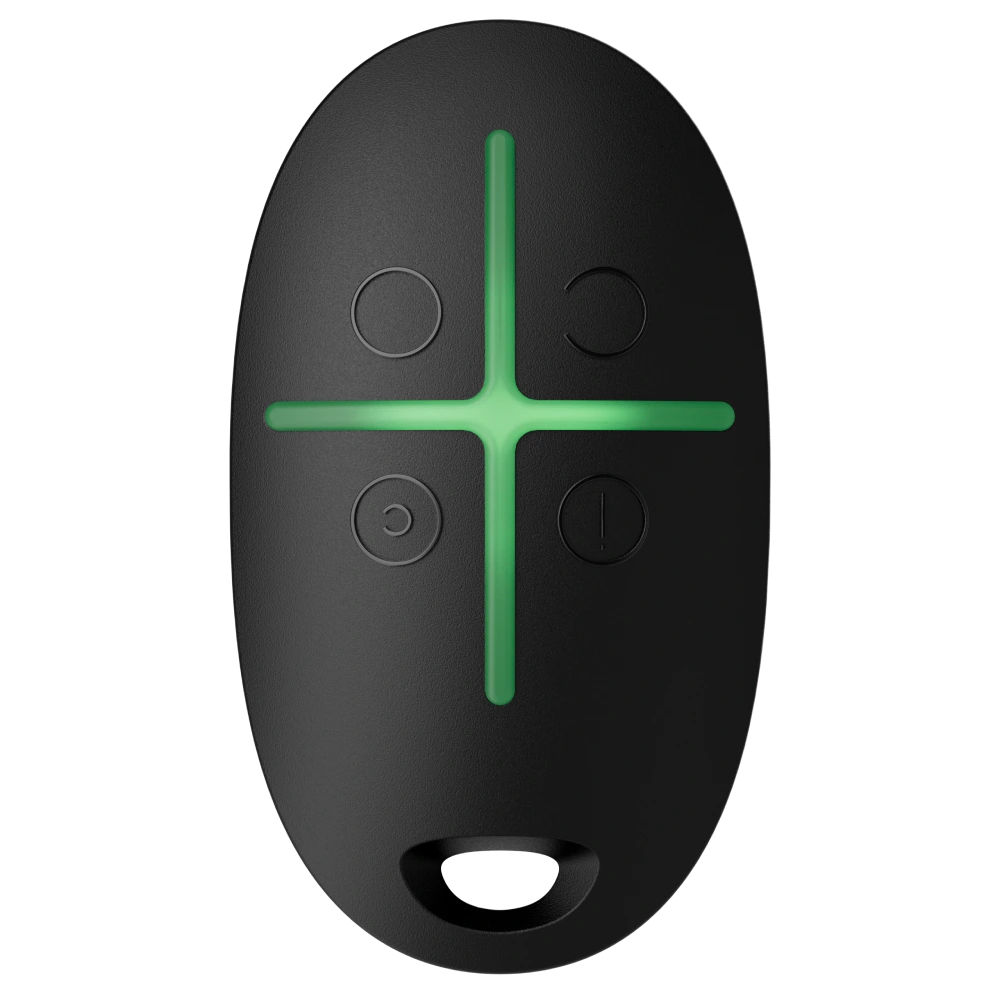 Fjärrkontroll trådlös svart