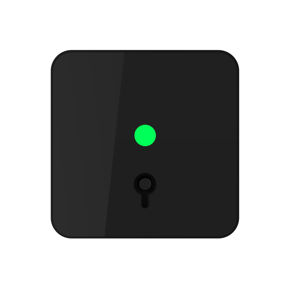 Nyckelbrytare IQ Svart 4 färgs LED