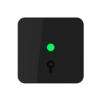 Nyckelbrytare IQ Svart 4 färgs LED