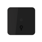 Nyckelbrytare IQ Svart 4 färgs LED