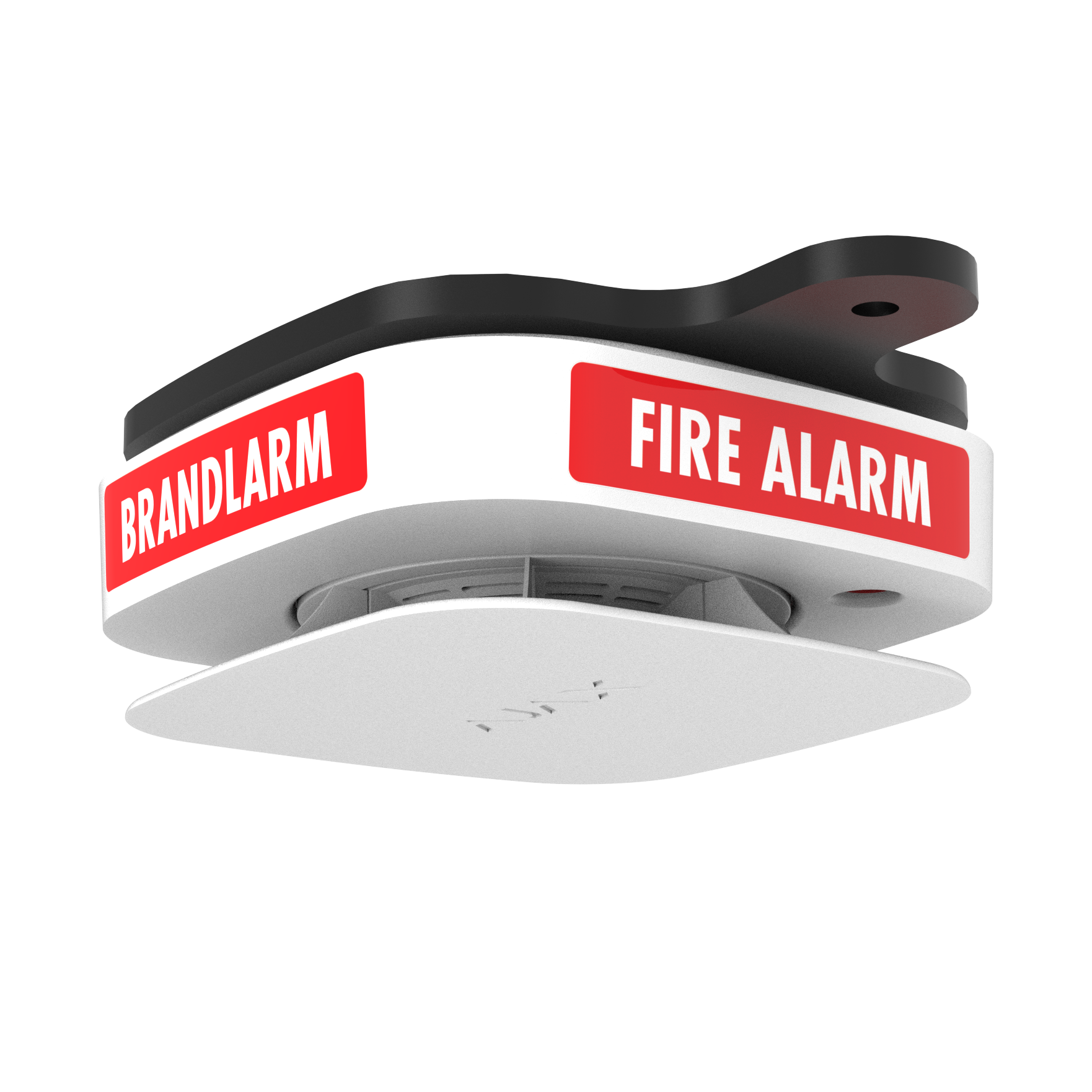 Rökdetektor m. siren temporärt bygglarm