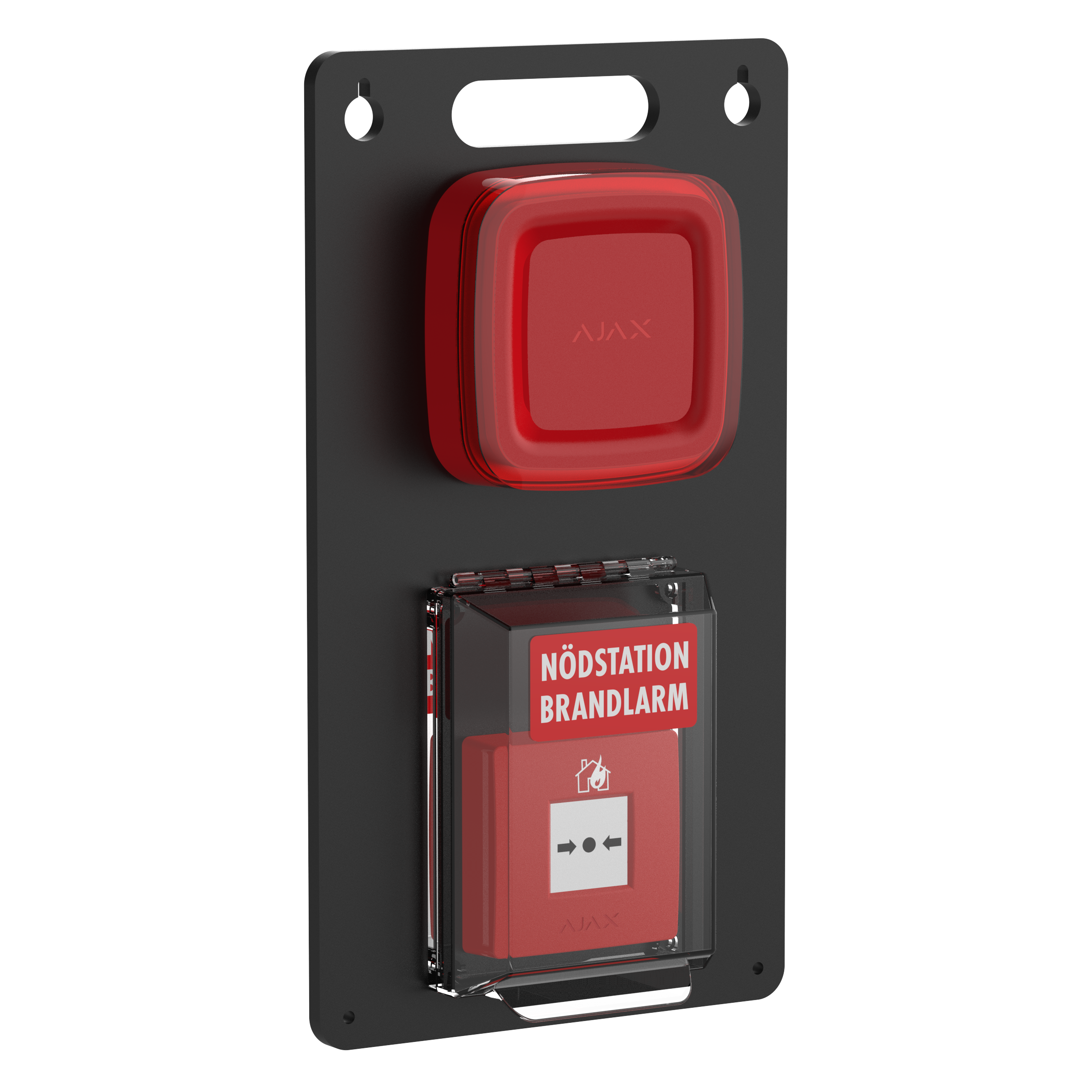 Nödstation Larmknapp & Larmdon temporärt bygglarm