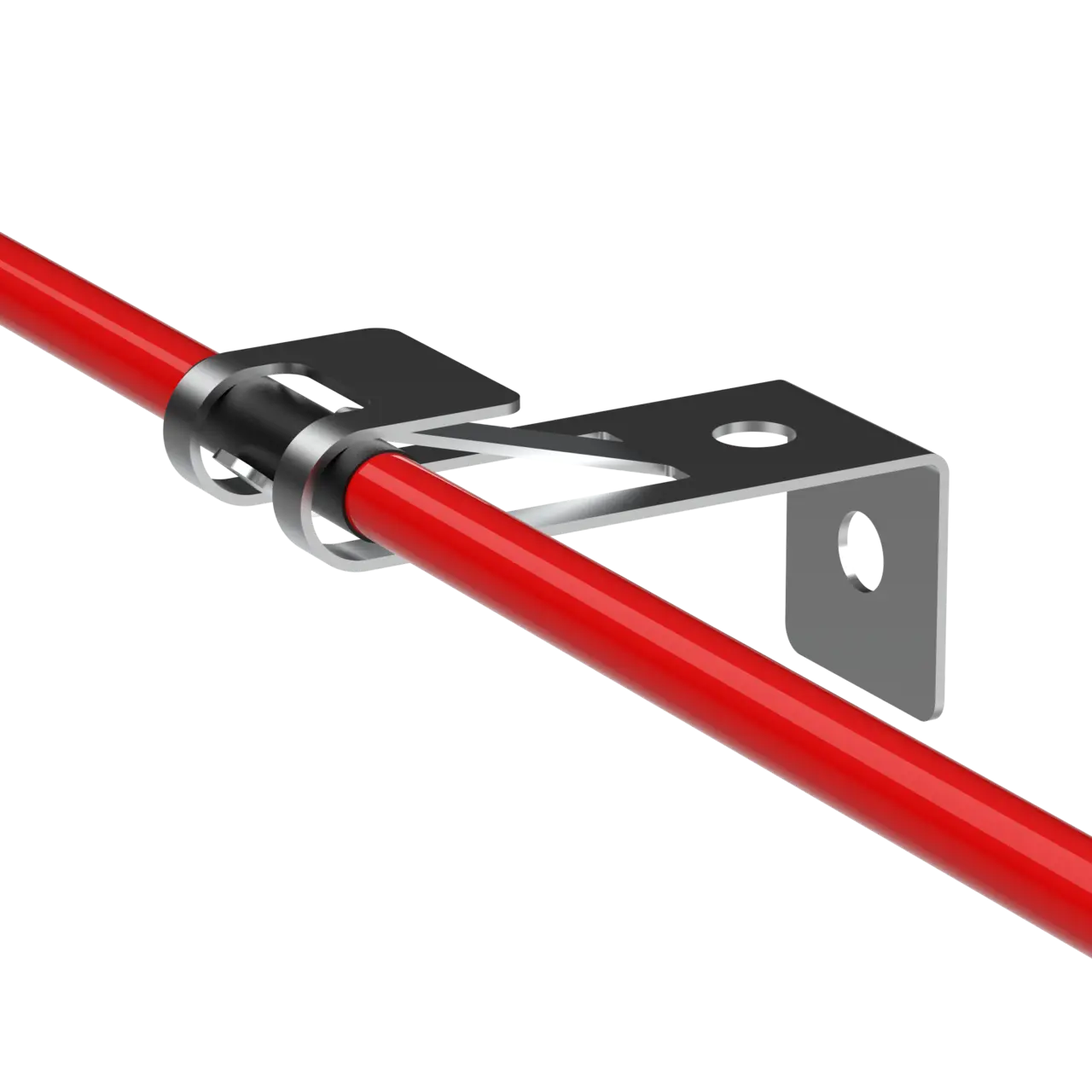 L-fäste 50mm för HDC-kabel, låsclip