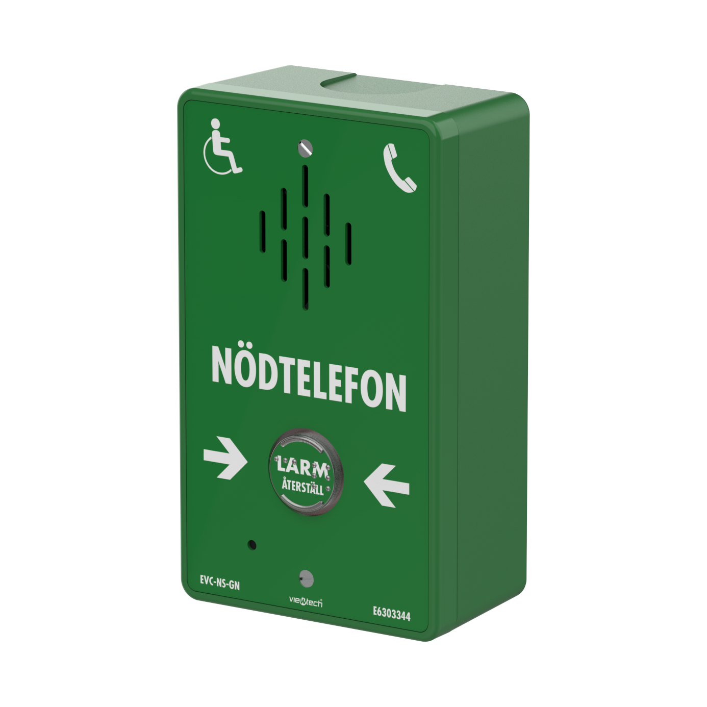 Nödstation EVC Grön Utanpåliggande