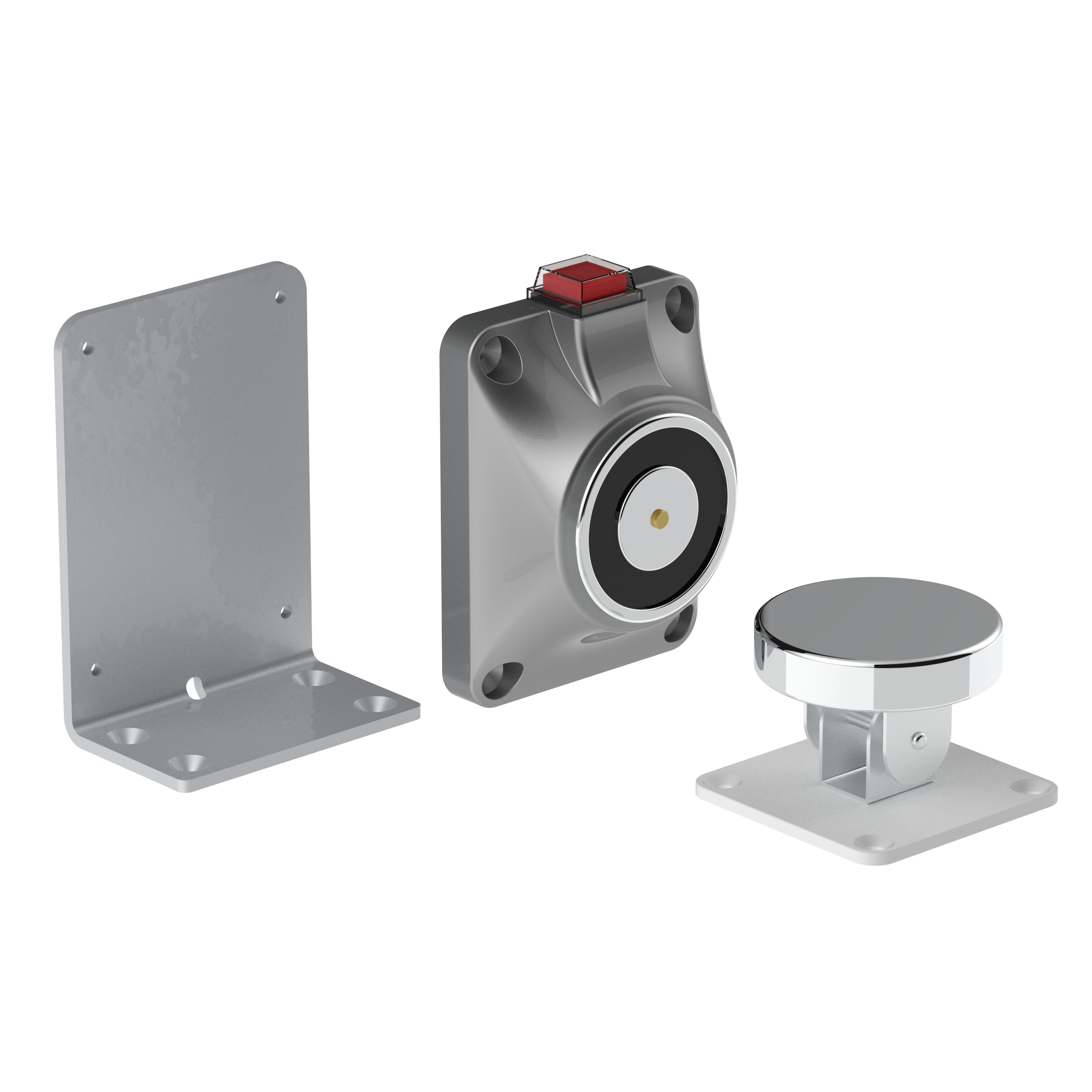 Dörrhållarmagnet 12/24 VDC 490N / 50 kg