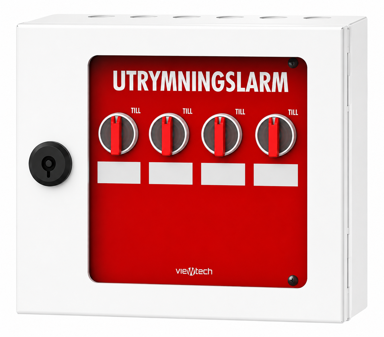 Manöverskåp för utrymningslarm 5 sektioner