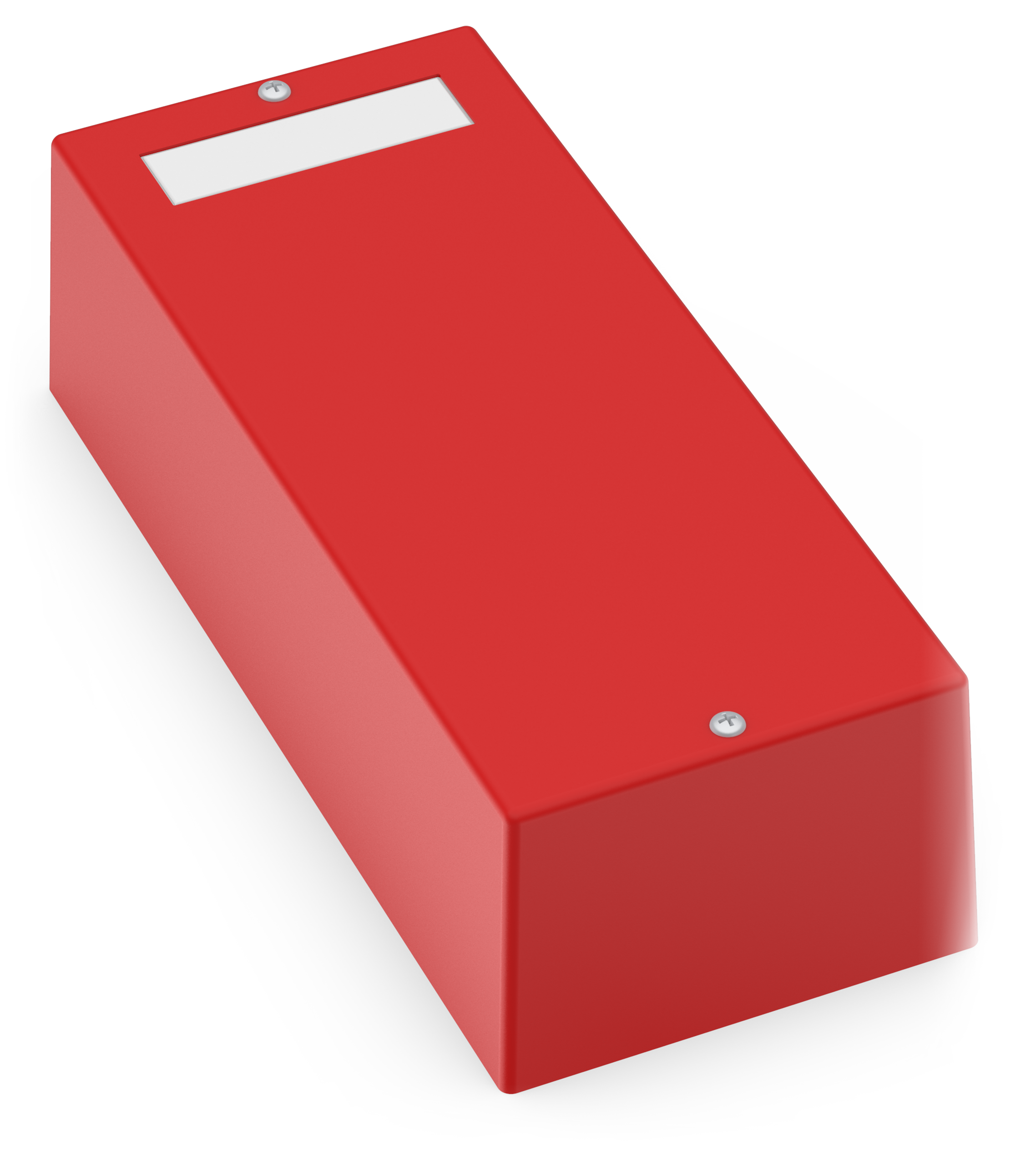 Kopplingsbox 2 moduler röd