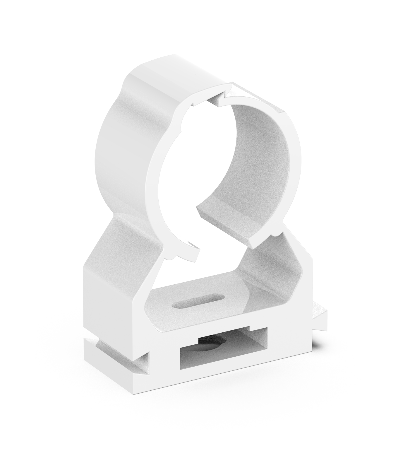 Klammer för samplingsrör Vit 25 mm