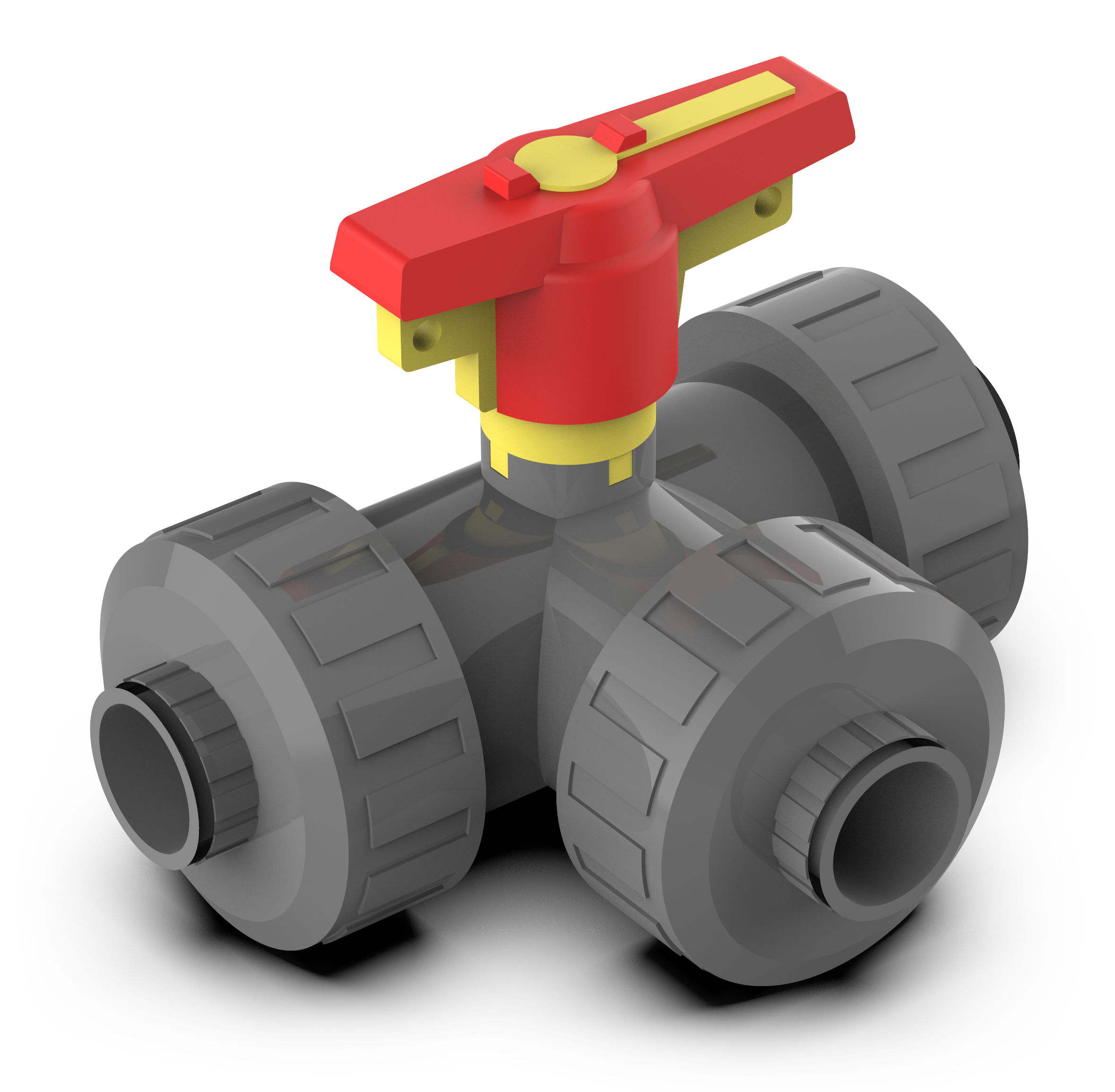 Kulventil 3-väg 25 mm