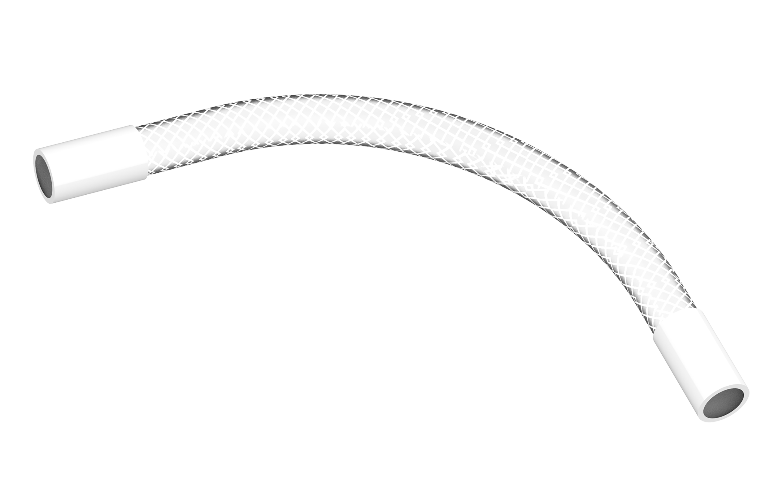 Flexibel skarv 30 cm Vit