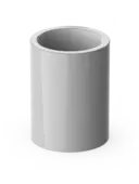 Skarvmuff för samplingsrör Grå 25 mm