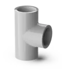 T-Rör för samplingsrör Grå 25 mm