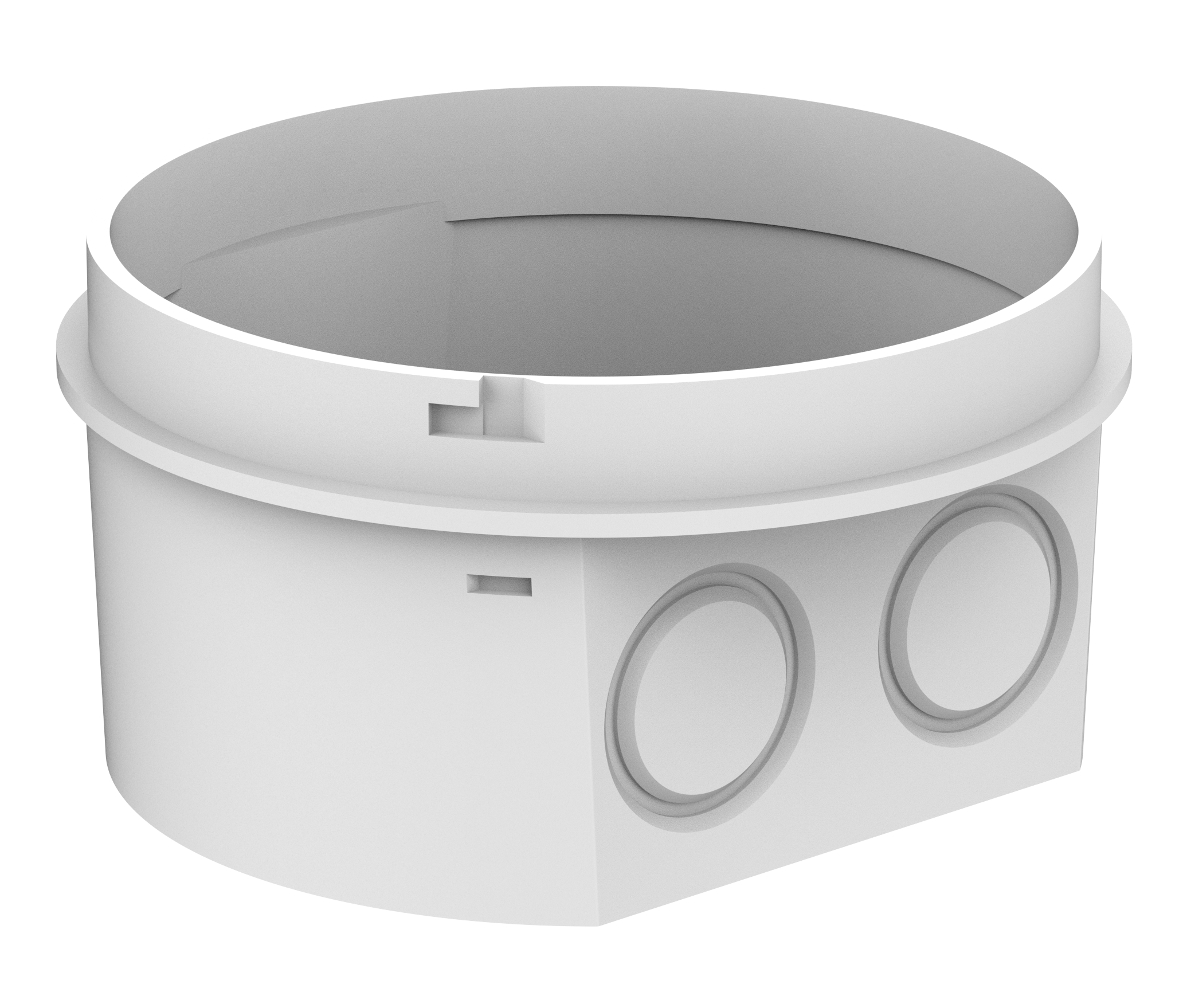 Kapslad sockel IP66 Vit