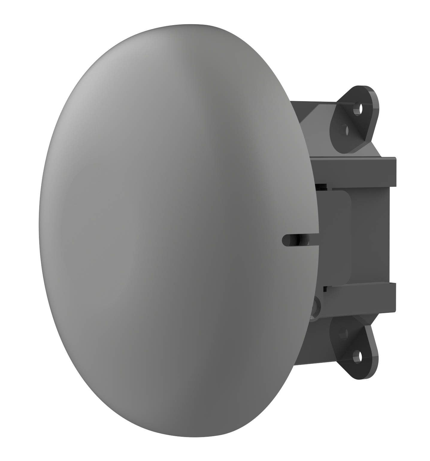 Brandlarmsklocka 12V 6 tum Grå kapslad