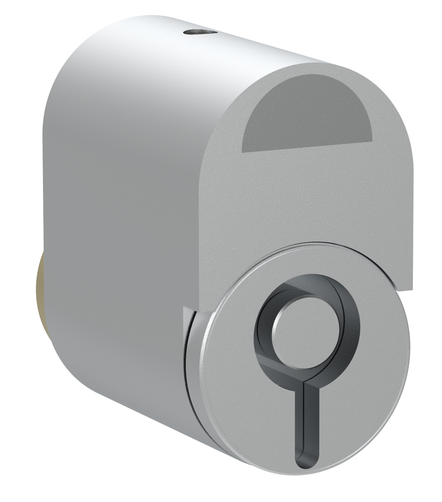Brandkårslås oval cylinder