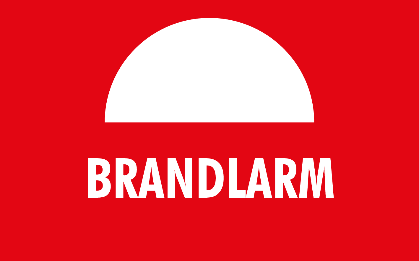 Skylt - Brandlarm 120x75