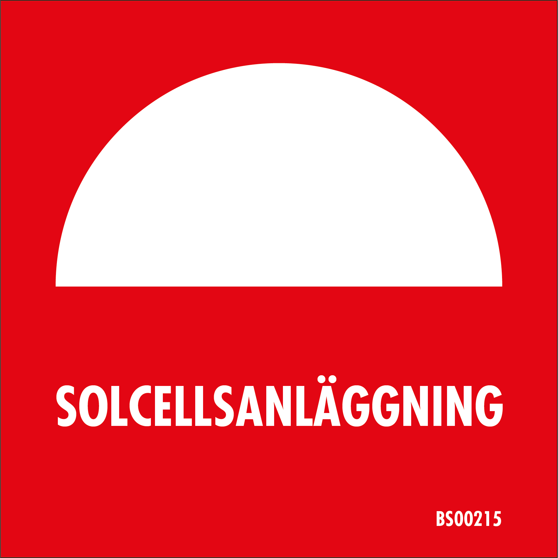 Skylt 150x150 Solcellsanläggning