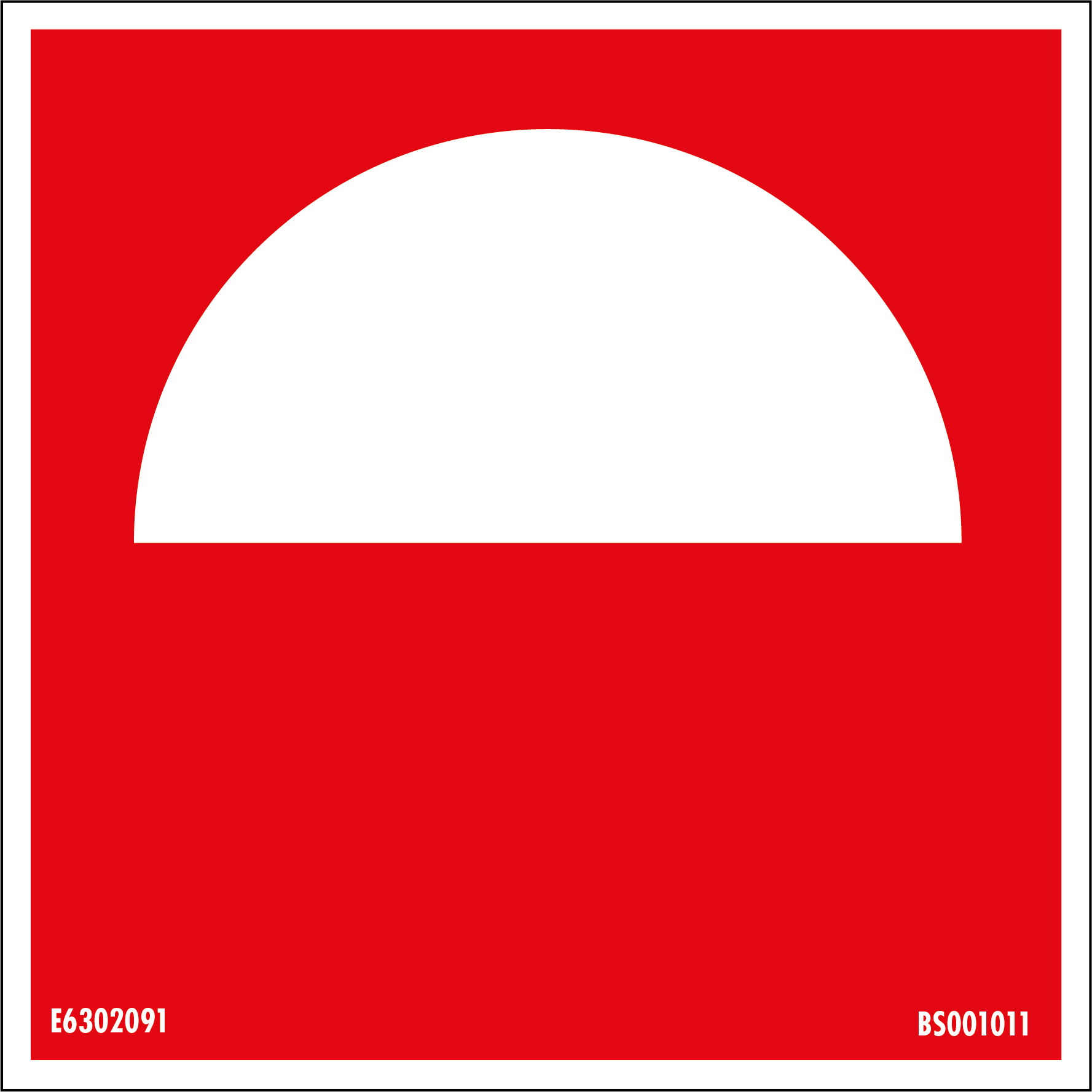 Skylt - 150x150 Brand