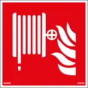 Skylt 150x150 Brandpost dubbelsidig